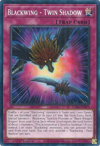 Blackwing - Twin Shadow [DABL-EN071] Common Yu-Gi-Oh!