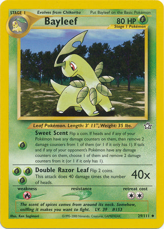 Bayleef (29/111) [Neo Genesis Unlimited] Pokémon