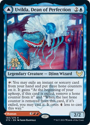 Uvilda, Dean of Perfection // Nassari, Dean of Expression [Strixhaven: School of Mages Prerelease Promos] Magic: The Gathering