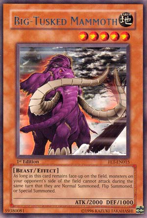 Big-Tusked Mammoth [FET-EN015] Rare Yu-Gi-Oh!