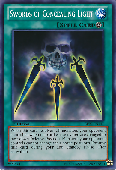 Swords of Concealing Light [BP02-EN147] Common Yu-Gi-Oh!