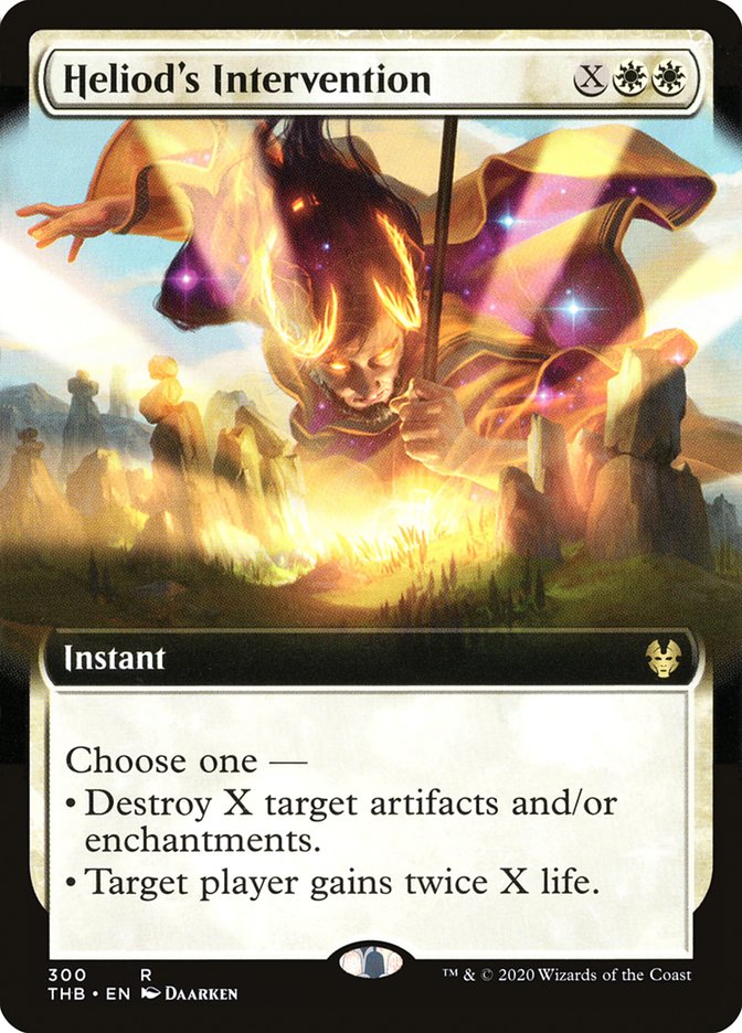 Heliod's Intervention (Extended Art) [Theros Beyond Death] Magic: The Gathering
