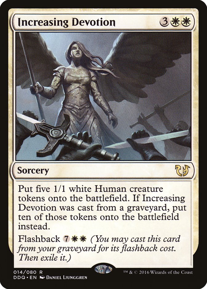 Increasing Devotion [Duel Decks: Blessed vs. Cursed] Magic: The Gathering