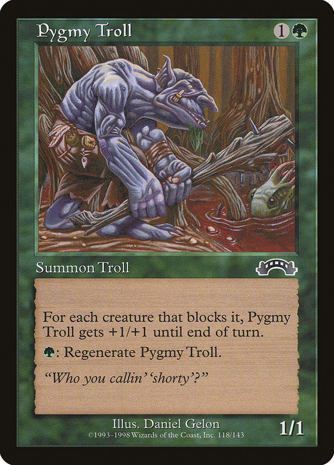 Pygmy Troll [Exodus] Magic: The Gathering