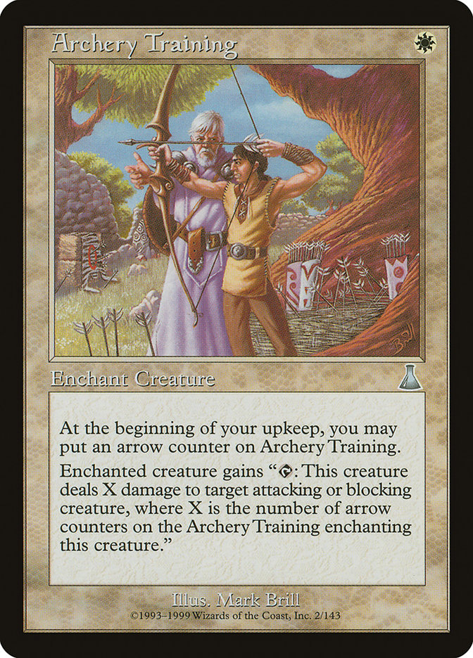 Archery Training [Urza's Destiny] Magic: The Gathering