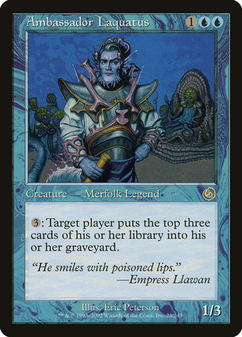 Ambassador Laquatus [Torment] Magic: The Gathering