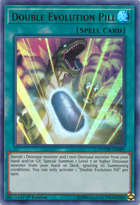 Double Evolution Pill [DUOV-EN089] Ultra Rare Yu-Gi-Oh!