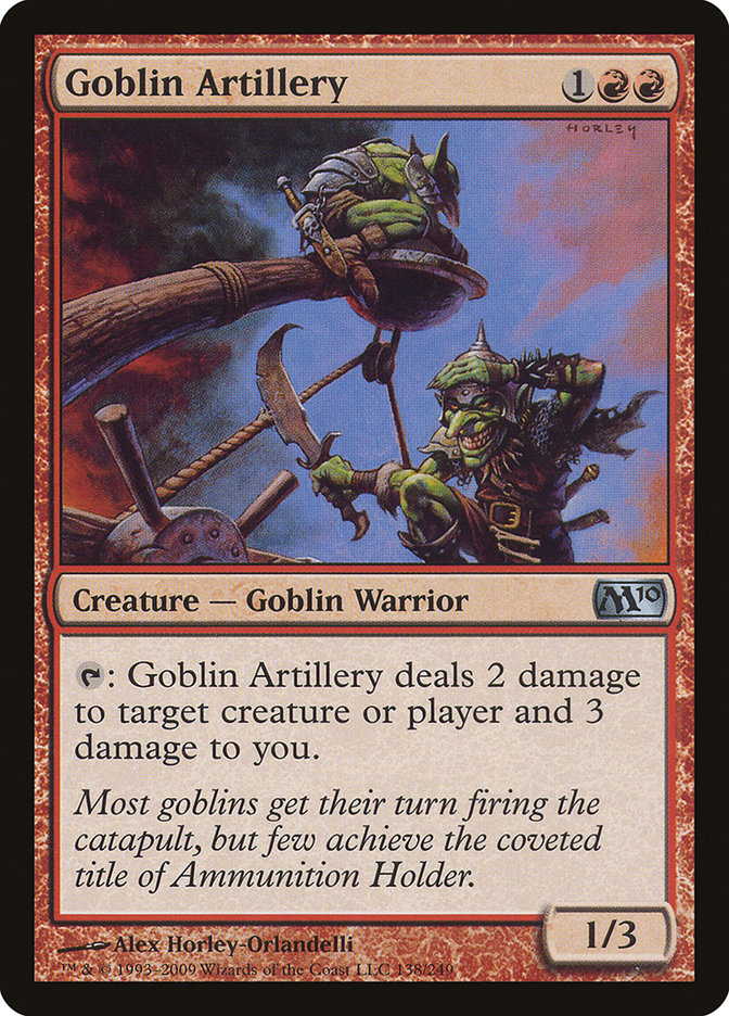 Goblin Artillery [Magic 2010] Magic: The Gathering