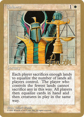 Balance (Preston Poulter) [Pro Tour Collector Set] Magic: The Gathering