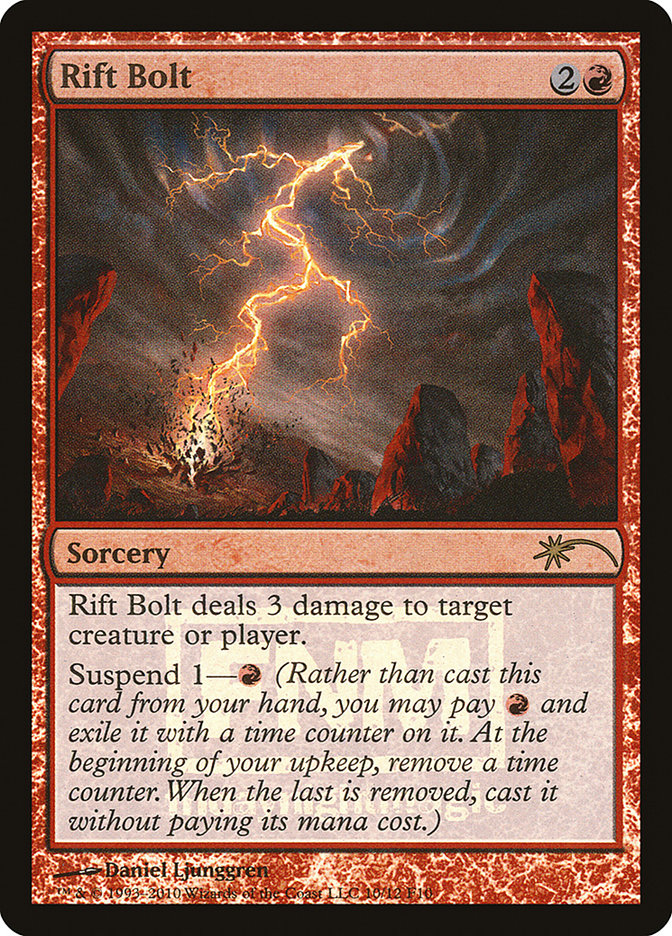 Rift Bolt [Friday Night Magic 2010] Magic: The Gathering