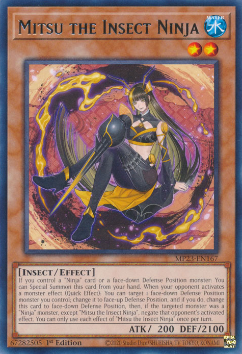 Mitsu the Insect Ninja [MP23-EN167] Rare Yu-Gi-Oh!