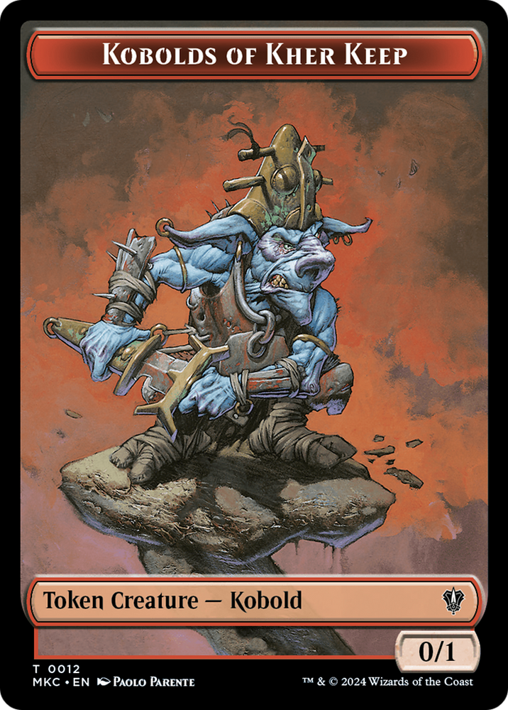 Soldier // Kobolds of Kher Keep Double-Sided Token [Murders at Karlov Manor Commander Tokens] Magic: The Gathering