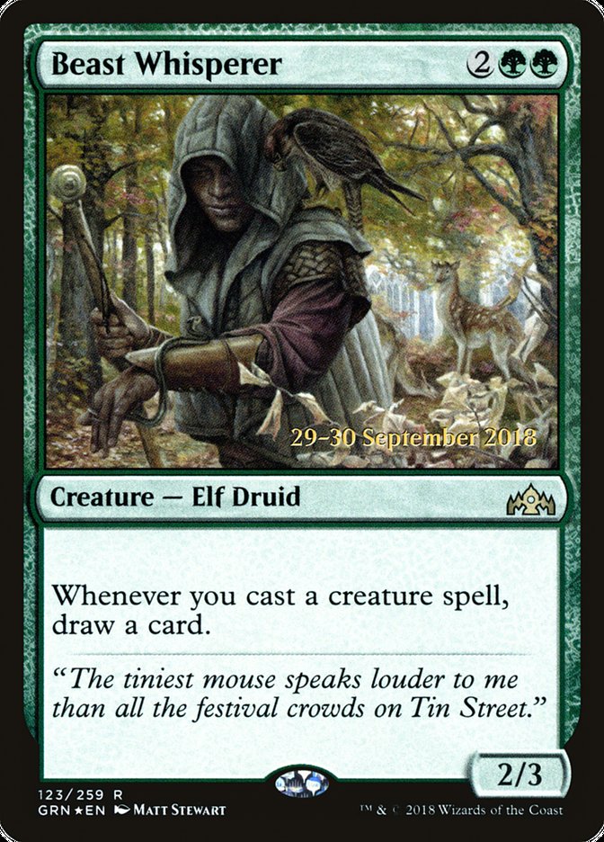 Beast Whisperer [Guilds of Ravnica Prerelease Promos] Magic: The Gathering