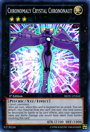 Chronomaly Crystal Chrononaut [REDU-EN042] Super Rare Yu-Gi-Oh!