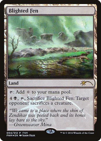 Blighted Fen [Friday Night Magic 2016] Magic: The Gathering