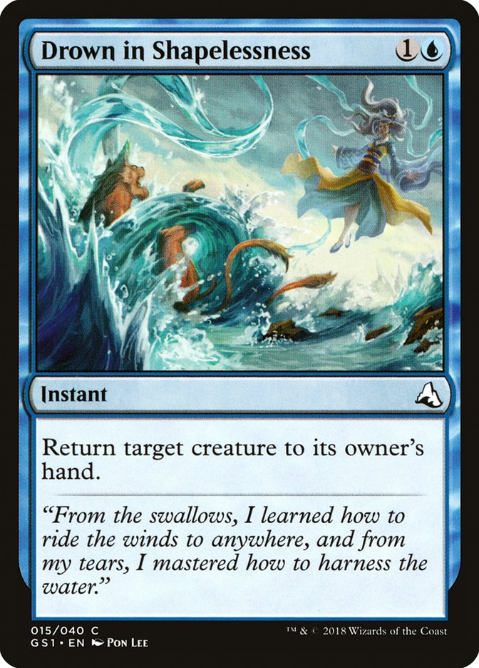 Drown in Shapelessness [Global Series Jiang Yanggu & Mu Yanling] Magic: The Gathering