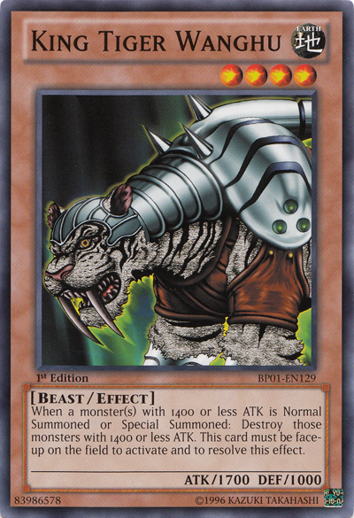 King Tiger Wanghu [BP01-EN129] Common Yu-Gi-Oh!