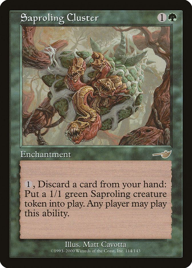 Saproling Cluster [Nemesis] Magic: The Gathering