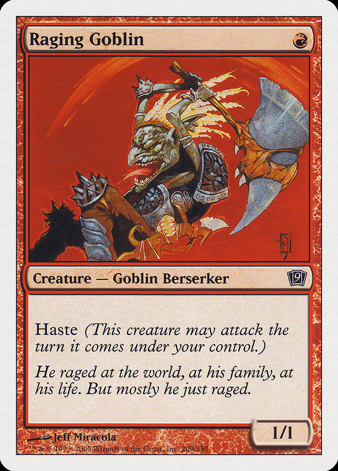 Raging Goblin [Ninth Edition] Magic: The Gathering