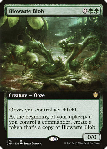 Biowaste Blob (Extended Art) [Commander Legends] Magic: The Gathering