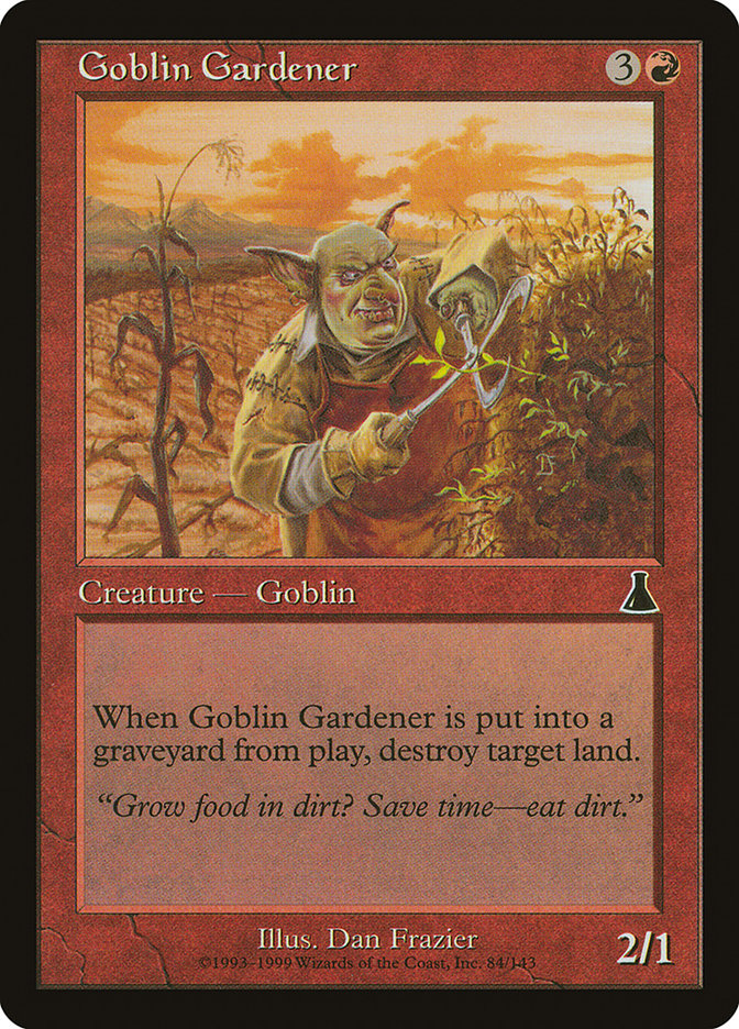 Goblin Gardener [Urza's Destiny] Magic: The Gathering