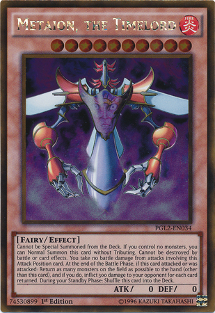 Metaion, the Timelord [PGL2-EN034] Gold Rare Yu-Gi-Oh!