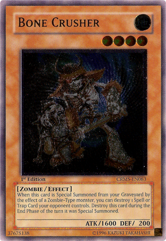 Bone Crusher [CRMS-EN083] Ultimate Rare Yu-Gi-Oh!