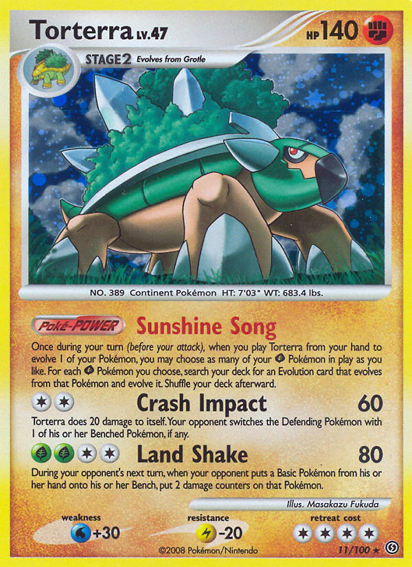 Torterra (11/100) [Diamond & Pearl: Stormfront] Pokémon