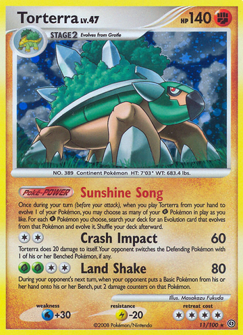 Torterra (11/100) [Diamond & Pearl: Stormfront] Pokémon