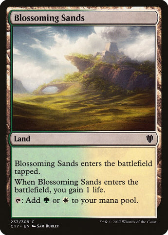 Blossoming Sands [Commander 2017] Magic: The Gathering