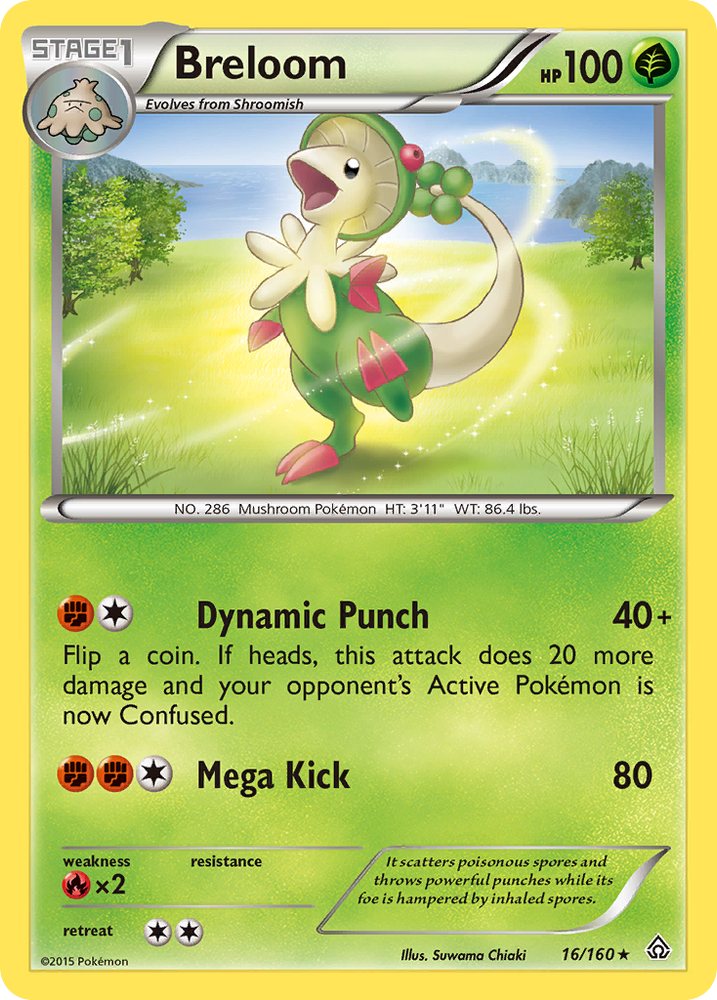 Breloom (16/160) [XY: Primal Clash] Pokémon