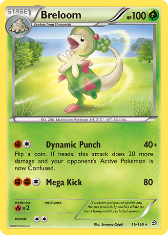 Breloom (16/160) [XY: Primal Clash] Pokémon