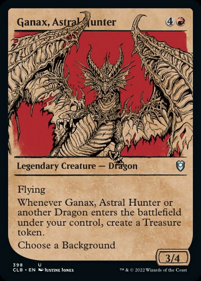 Ganax, Astral Hunter (Showcase) [Commander Legends: Battle for Baldur's Gate] Magic: The Gathering