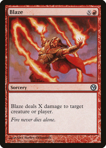 Blaze [Duels of the Planeswalkers] Magic: The Gathering