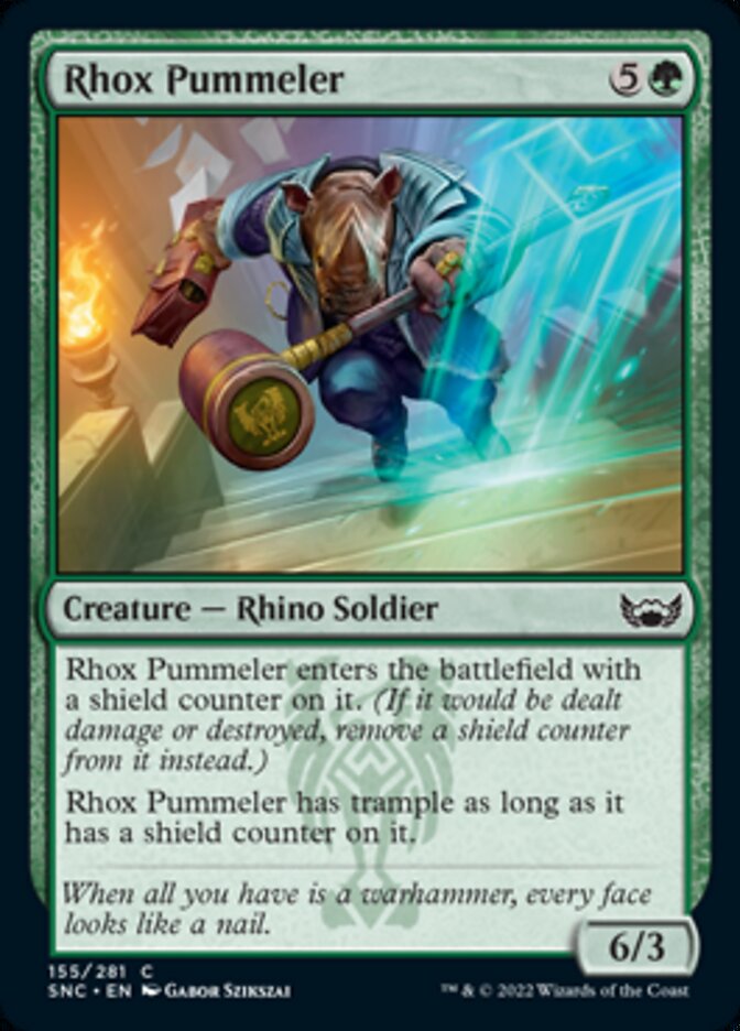Rhox Pummeler [Streets of New Capenna] Magic: The Gathering