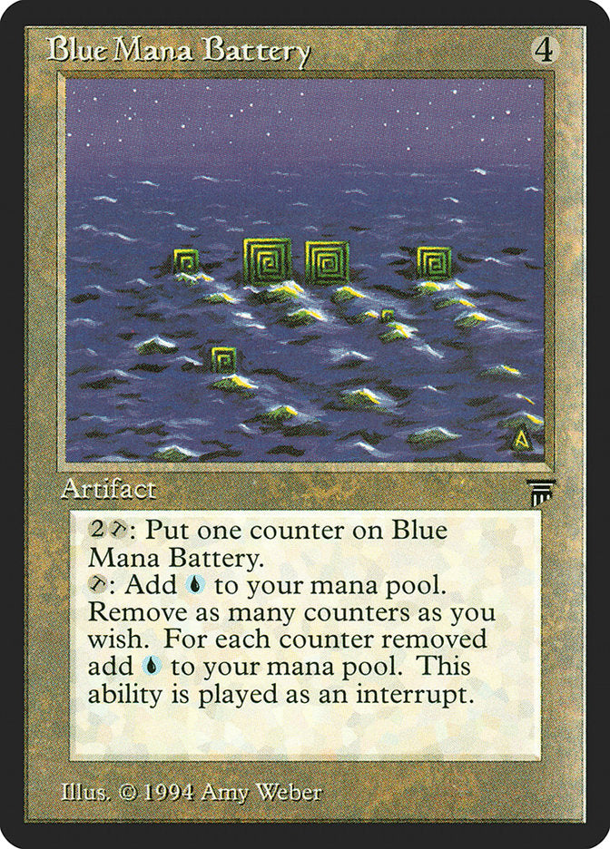 Blue Mana Battery [Legends] Magic: The Gathering