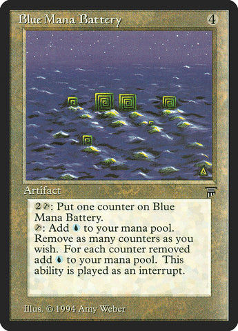 Blue Mana Battery [Legends] Magic: The Gathering
