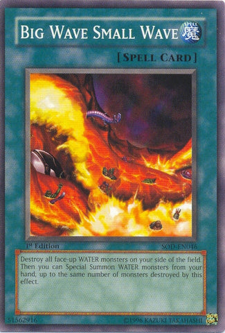 Big Wave Small Wave [SOD-EN046] Common Yu-Gi-Oh!