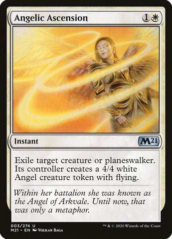 Angelic Ascension [Core Set 2021] Magic: The Gathering