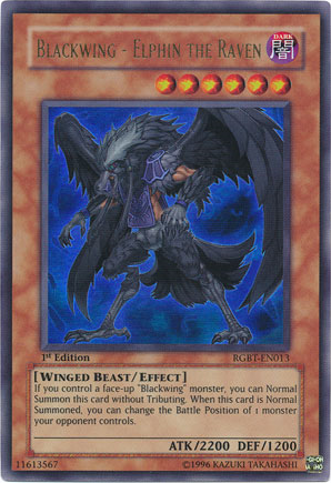 Blackwing - Elphin the Raven [RGBT-EN013] Ultra Rare Yu-Gi-Oh!