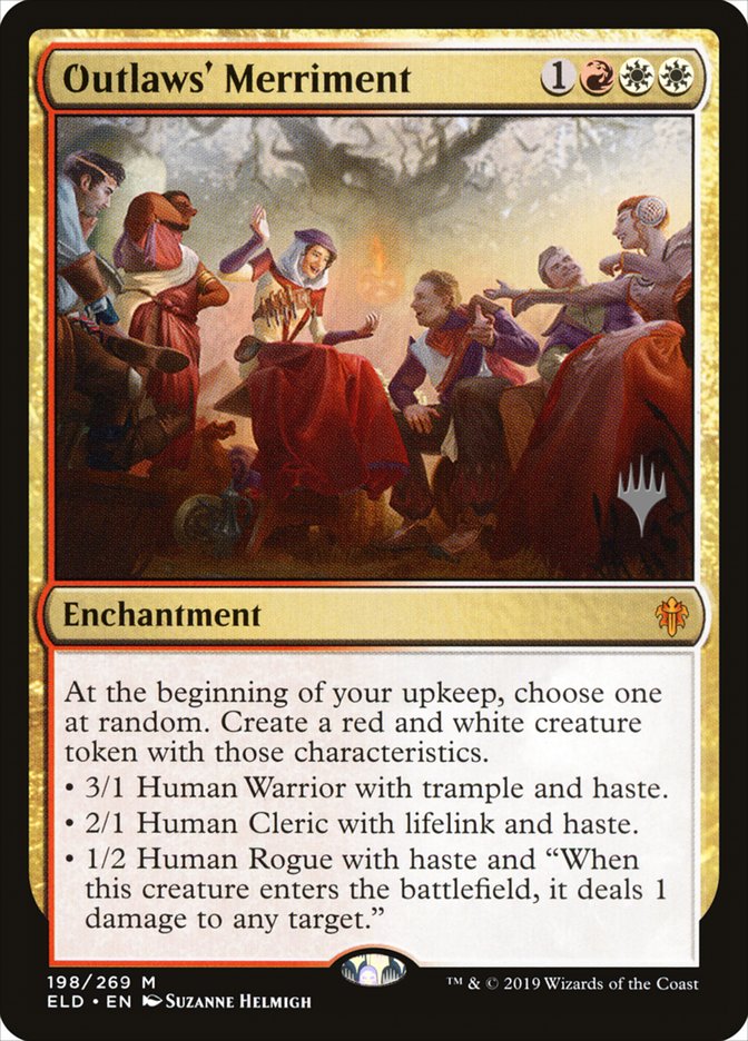 Outlaws' Merriment (Promo Pack) [Throne of Eldraine Promos] Magic: The Gathering