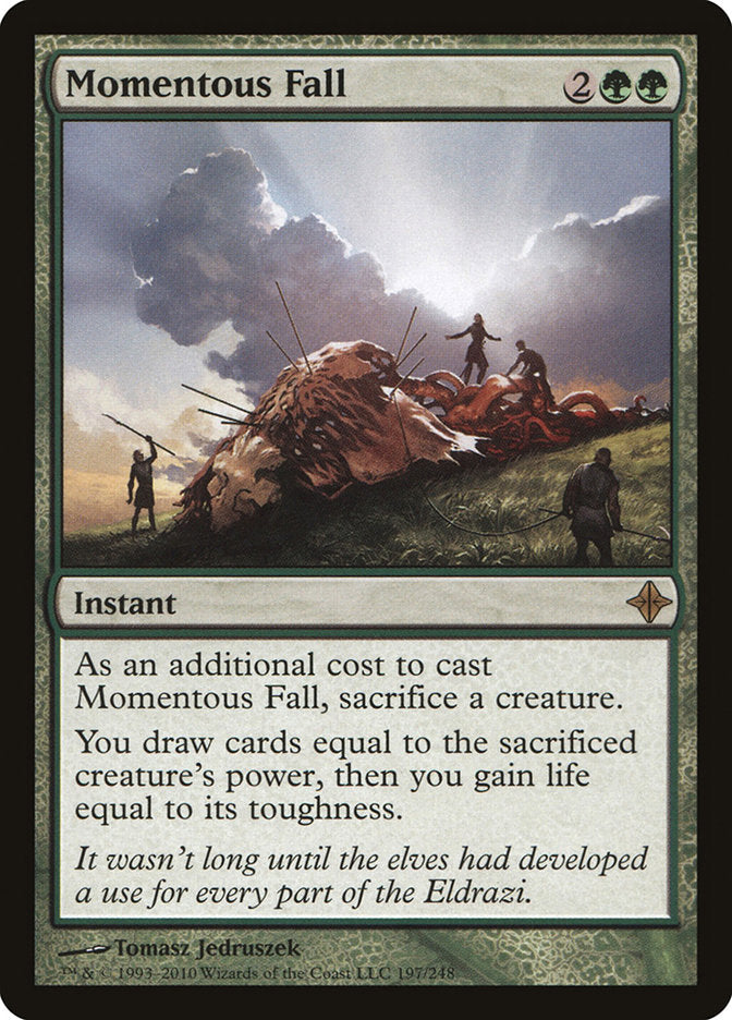 Momentous Fall [Rise of the Eldrazi] Magic: The Gathering