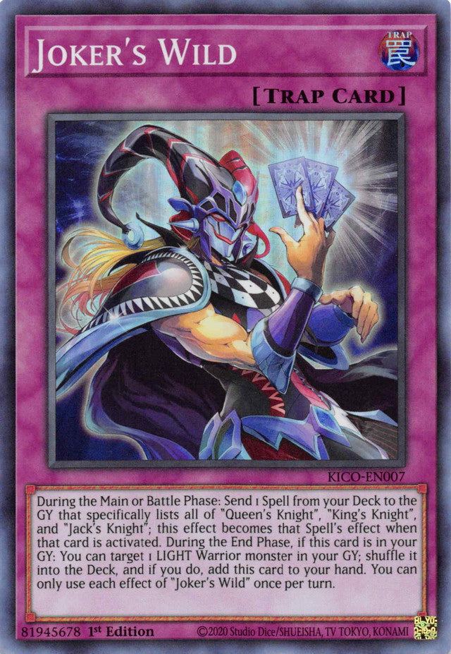 Joker's Wild (Super Rare) [KICO-EN007] Super Rare Yu-Gi-Oh!