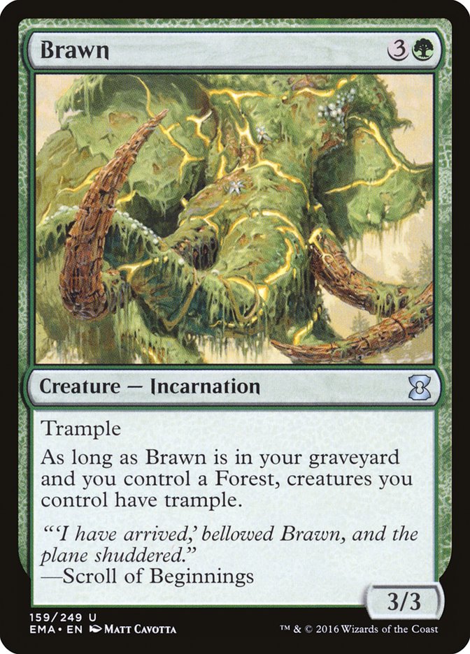 Brawn [Eternal Masters] Magic: The Gathering