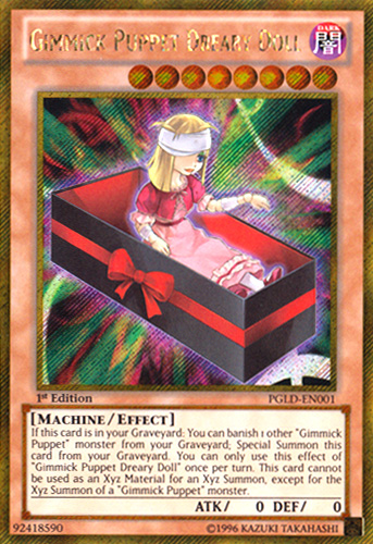 Gimmick Puppet Dreary Doll [PGLD-EN001] Gold Secret Rare Yu-Gi-Oh!