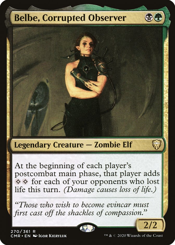 Belbe, Corrupted Observer [Commander Legends] Magic: The Gathering