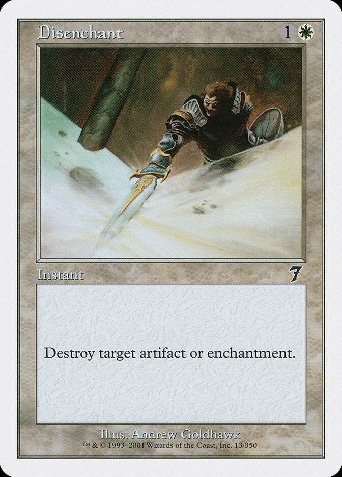 Disenchant [Seventh Edition] Magic: The Gathering