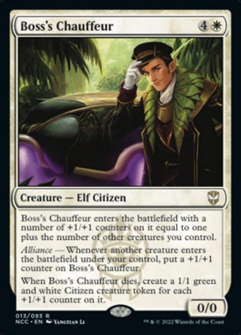 Boss's Chauffeur [Streets of New Capenna Commander] Magic: The Gathering