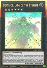 Beatrice, Lady of the Eternal [MAGO-EN035] Gold Rare Yu-Gi-Oh!