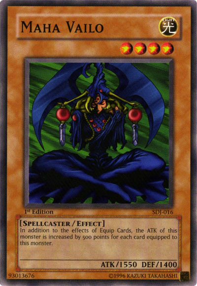 Maha Vailo [SDJ-016] Common Yu-Gi-Oh!